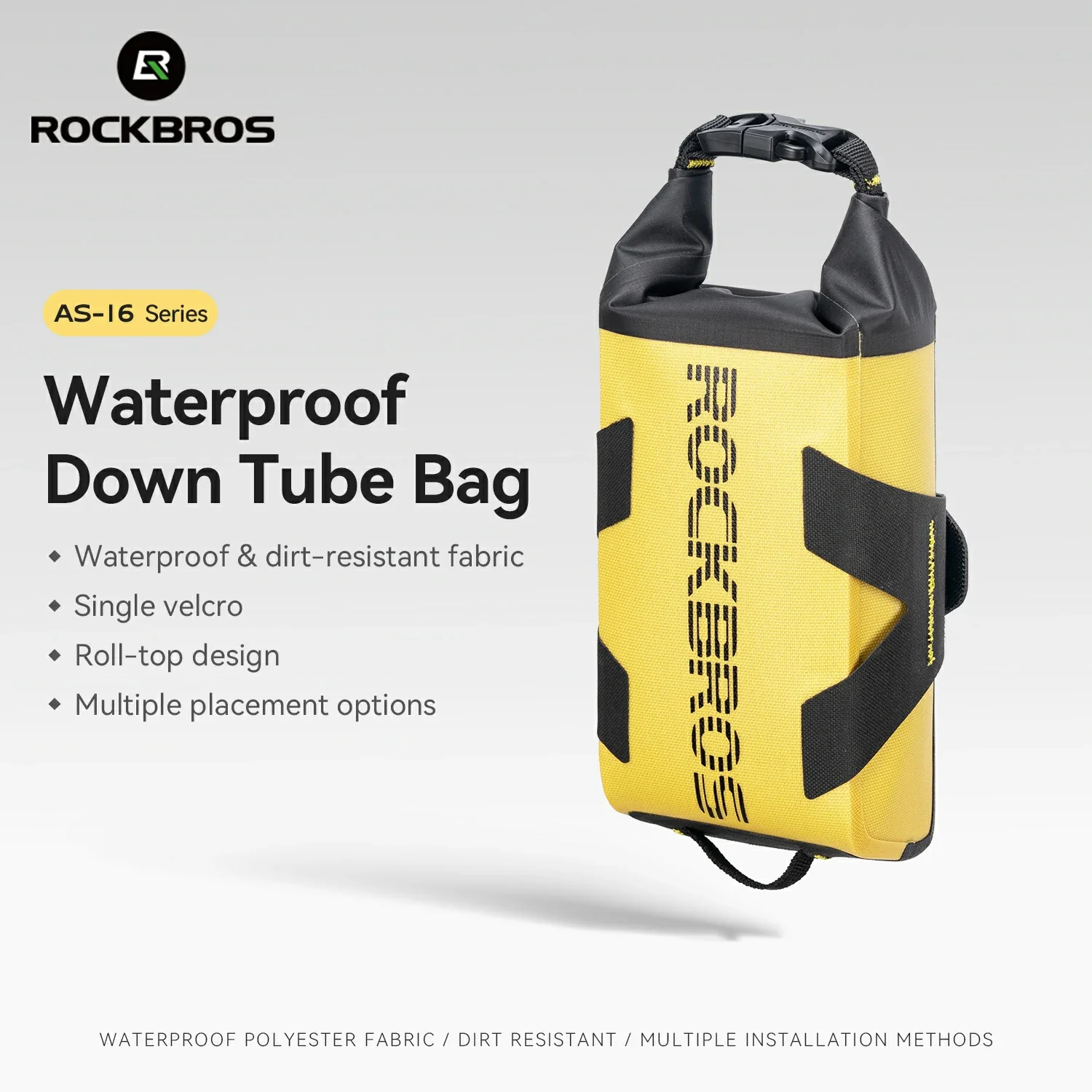 AS-161 100% Waterproof Frame Bag 1L - Image 3