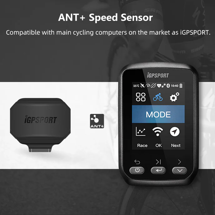 【IGPSPORT】Bluetooth & ANT+ Dual-Mode Speed Sensor SPD70 - Image 4