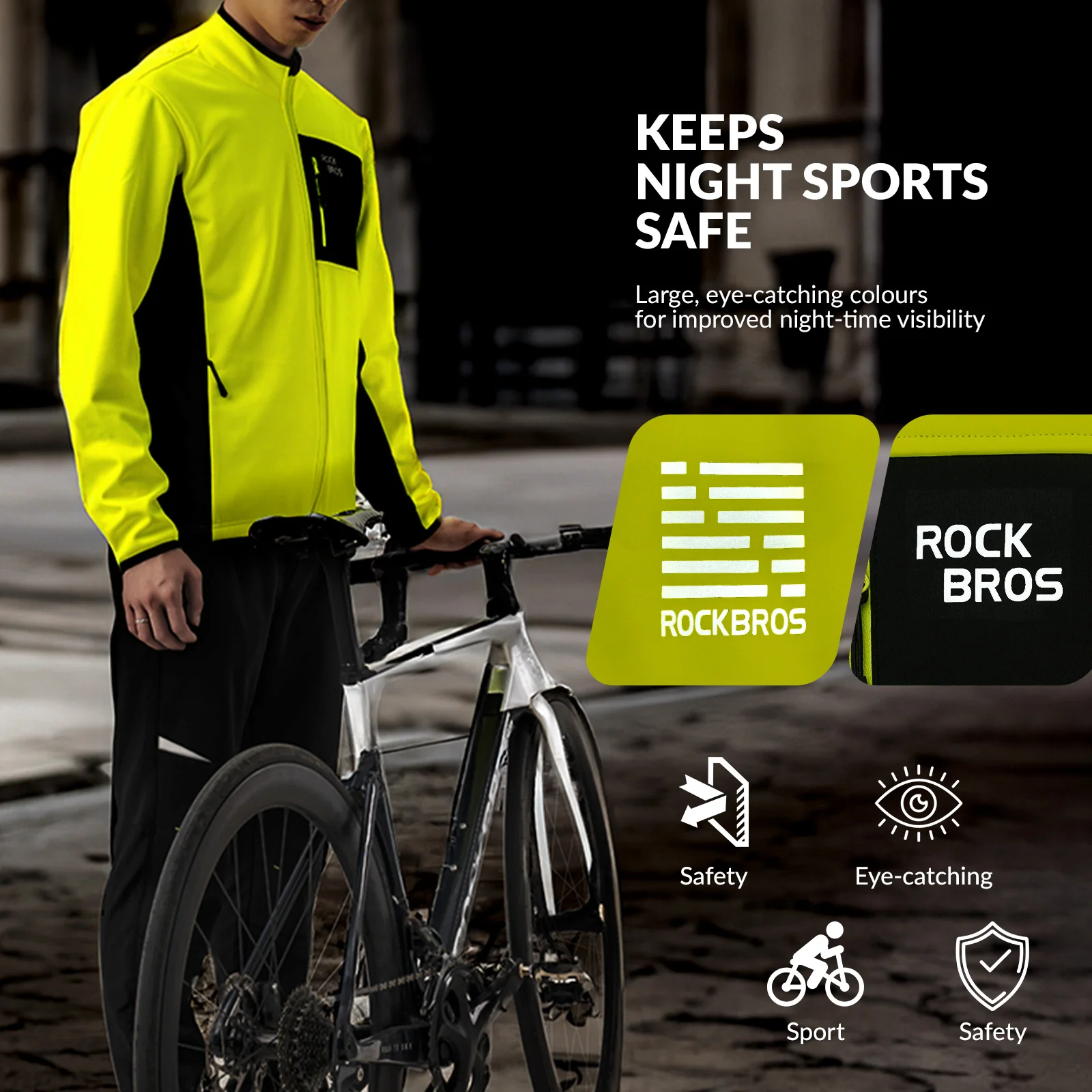 Men's Cycling Jacket & Pants Set Winter - Image 7