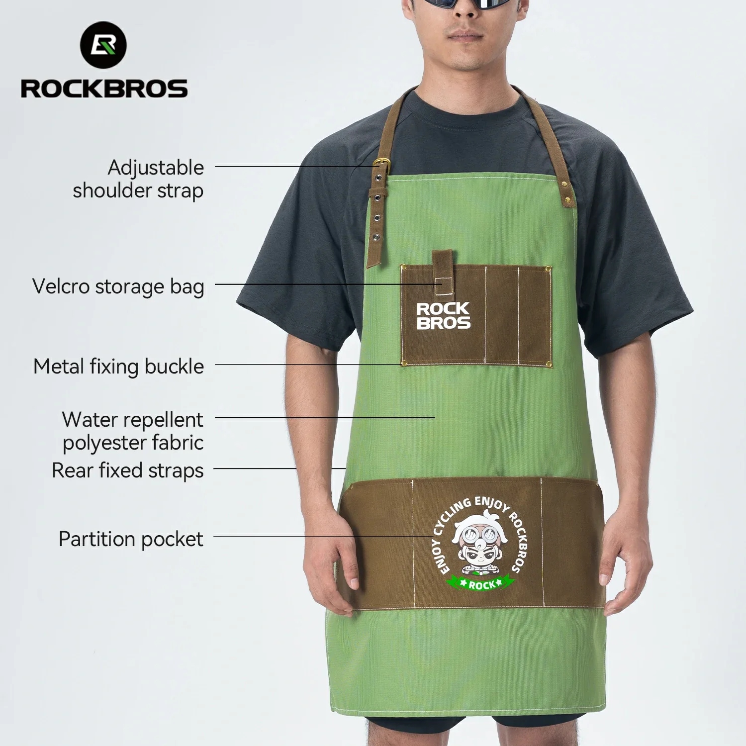 Multi-Pocket Work Apron - Image 2