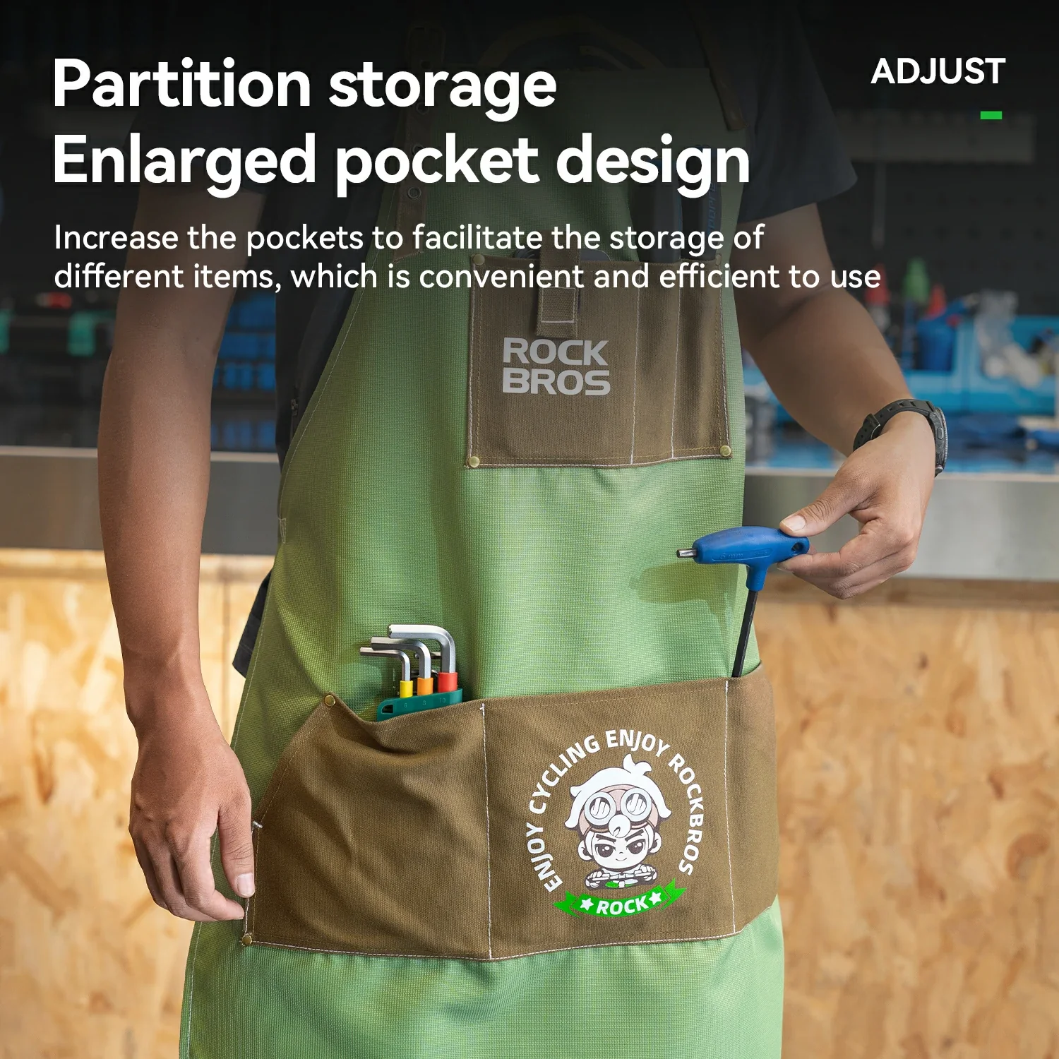 Multi-Pocket Work Apron - Image 5