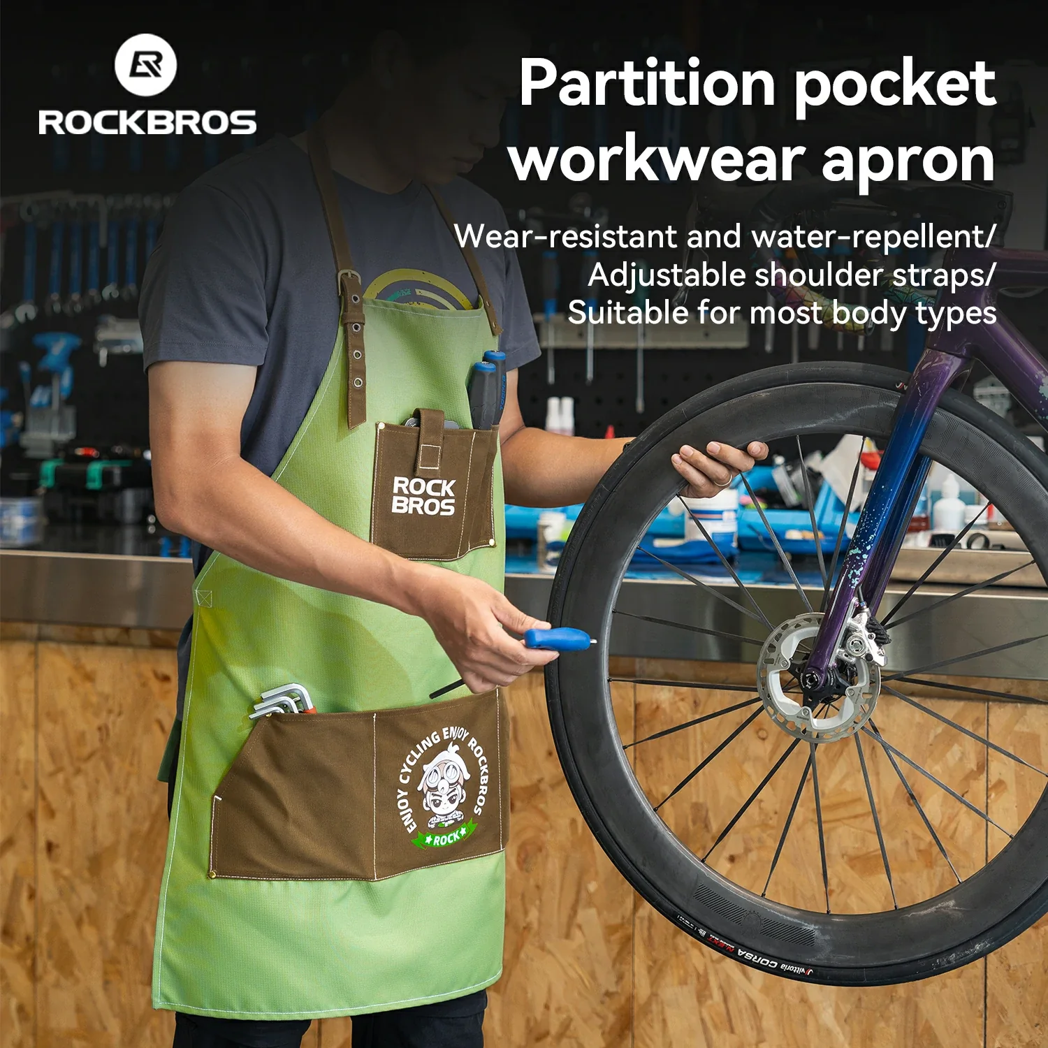 Multi-Pocket Work Apron - Image 7