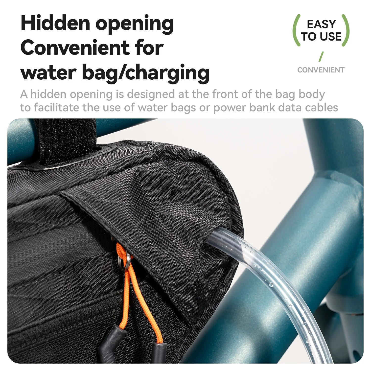 Qunature Bikepacking Bicycle Frame Bag - Image 11