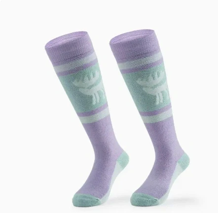 【Qunature】Kids’ Moose Ski Socks