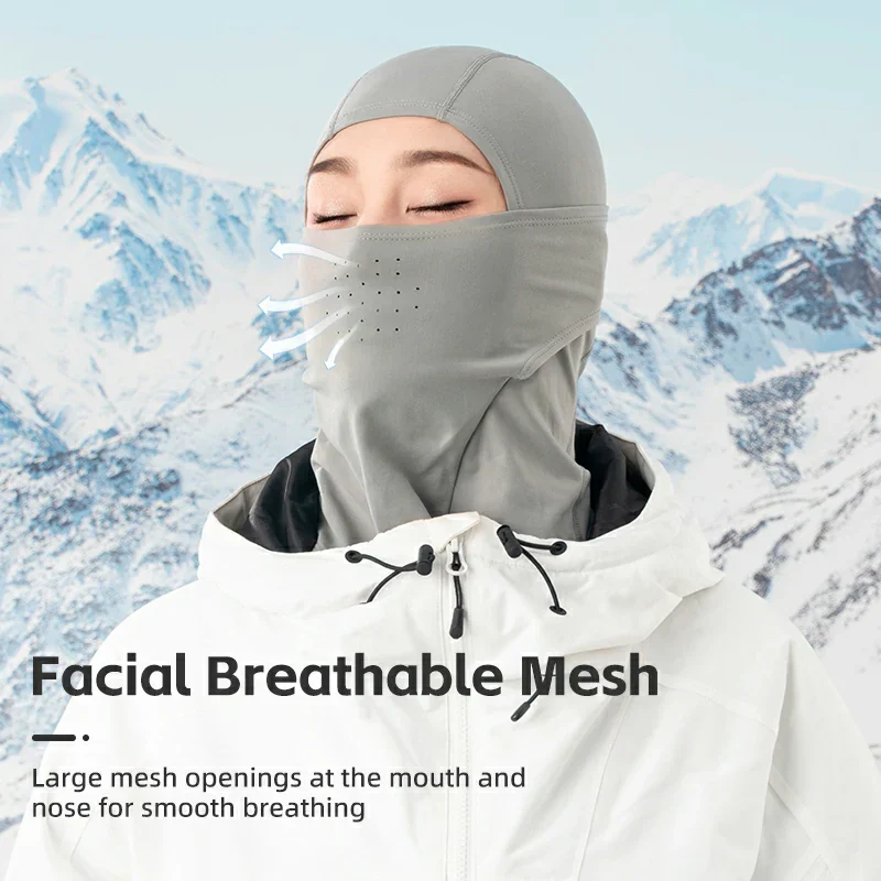Qunature Lycra Ski Headgear | Thermal Mask for Cold-Weather Sports - Image 4