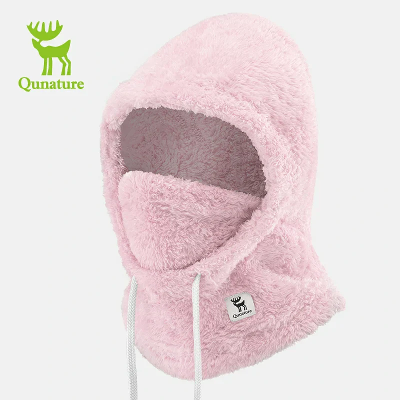 Qunature Thermal Fleece Helmet Liner – Windproof Balaclava Hood for Skiing and Winter Sports - Image 10