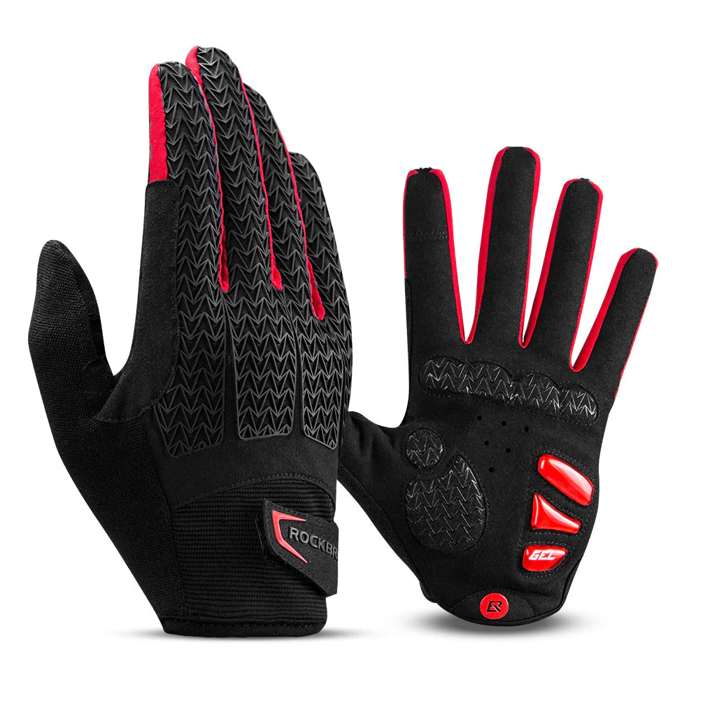 Cycling Gloves Full Finger with Gel Padded Shock Absorbing - Image 2