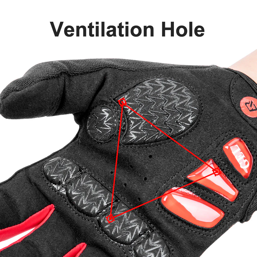 Cycling Gloves Full Finger with Gel Padded Shock Absorbing - Image 3
