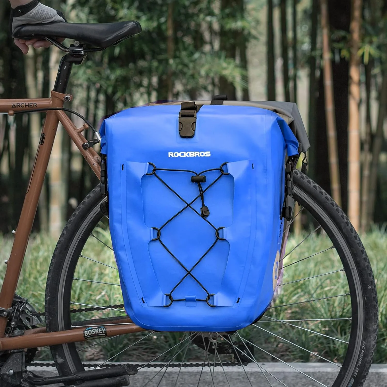 ROCKBROS 32L Waterproof Bike Pannier Durable Spacious Easy to Install - Image 17