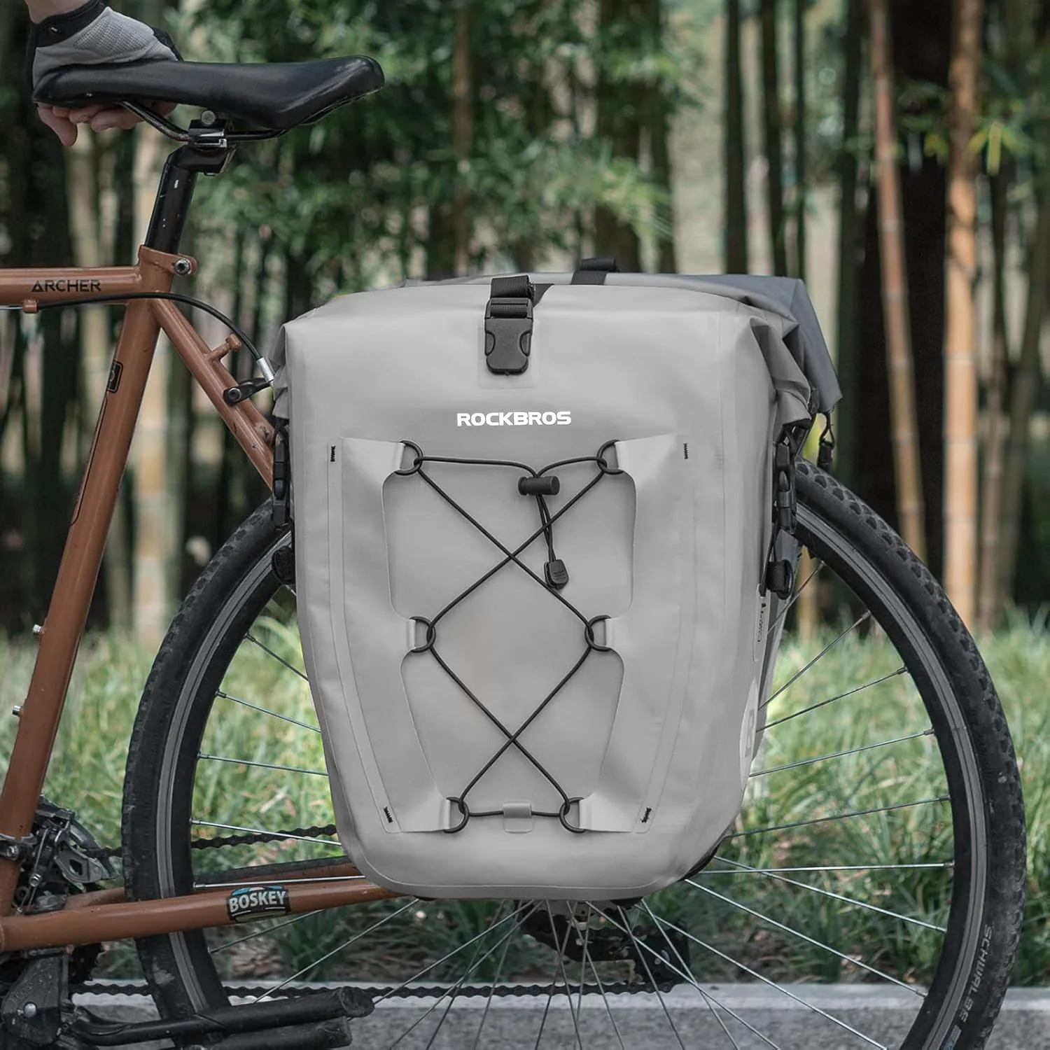 ROCKBROS 32L Waterproof Bike Pannier Durable Spacious Easy to Install - Image 27