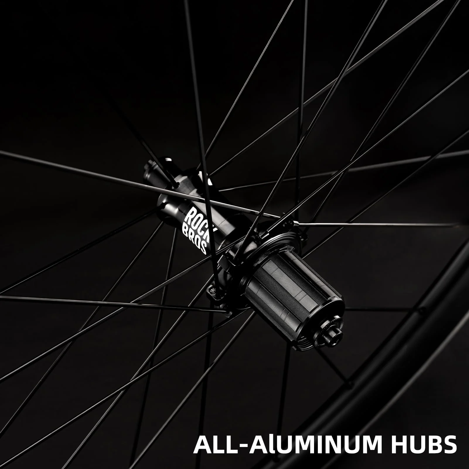 ROCKBROS 700c Carbon Fiber Disc Rim 38/50/65 mm  1.6-1.7 kg Clincher Wheelset - Image 4