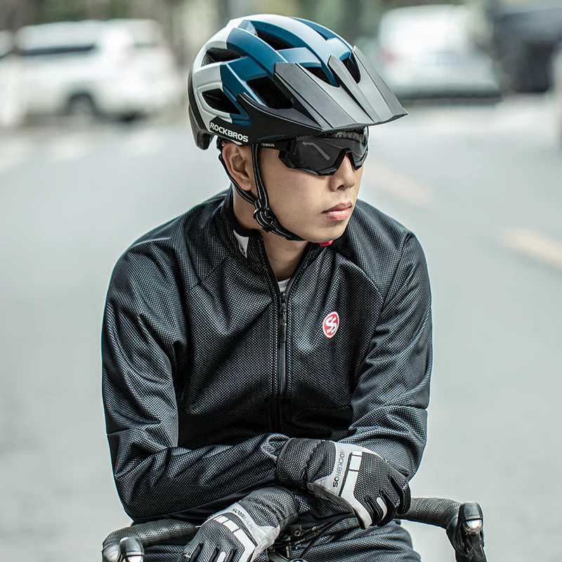 ROCKBROS Adult-Men-Women Mountain Road Bicycle Bike Helmet Replacement Pads Detachable Visor - Image 9