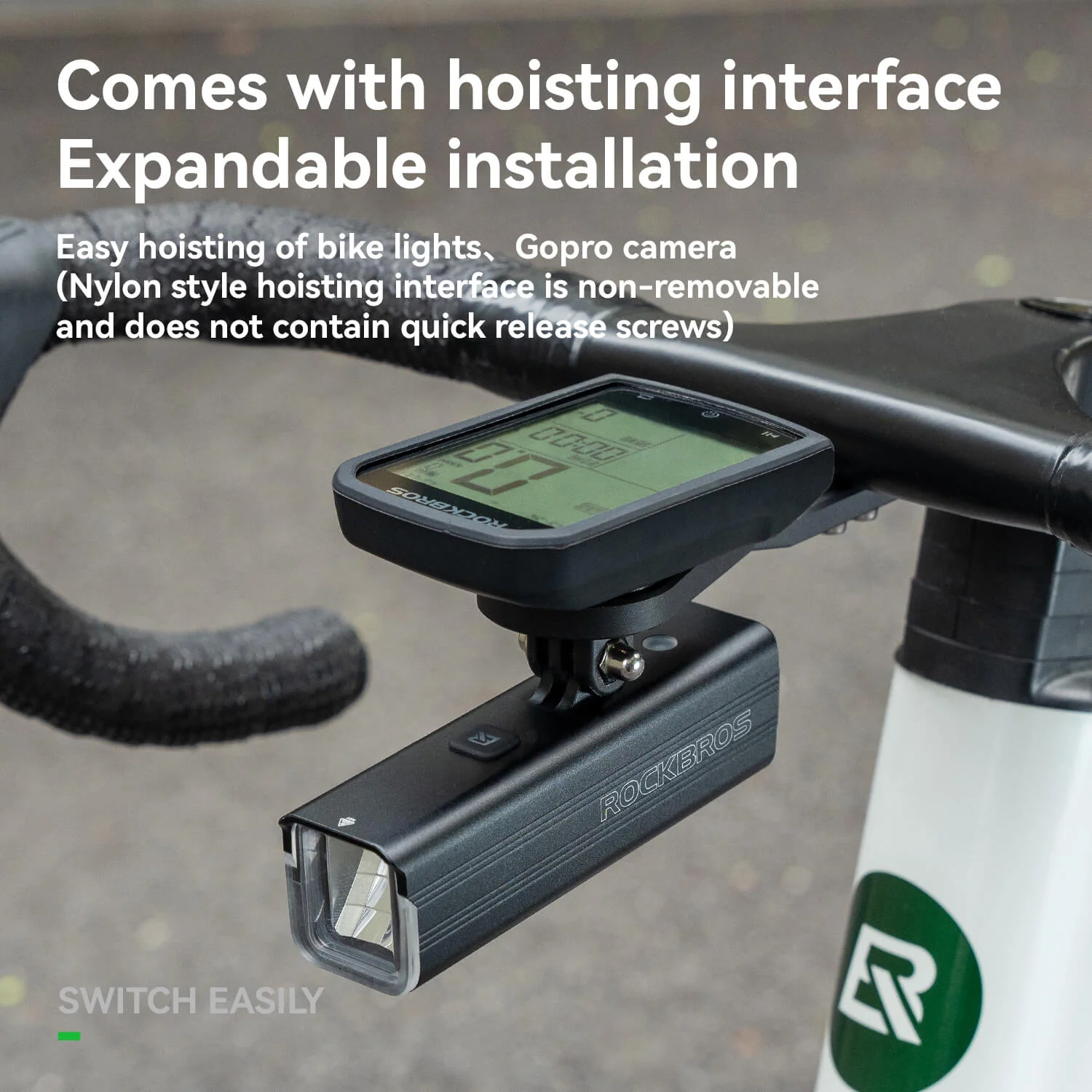 ROCKBROS Bicyle Computer Stand Handlebar Extension Bracket - Image 3