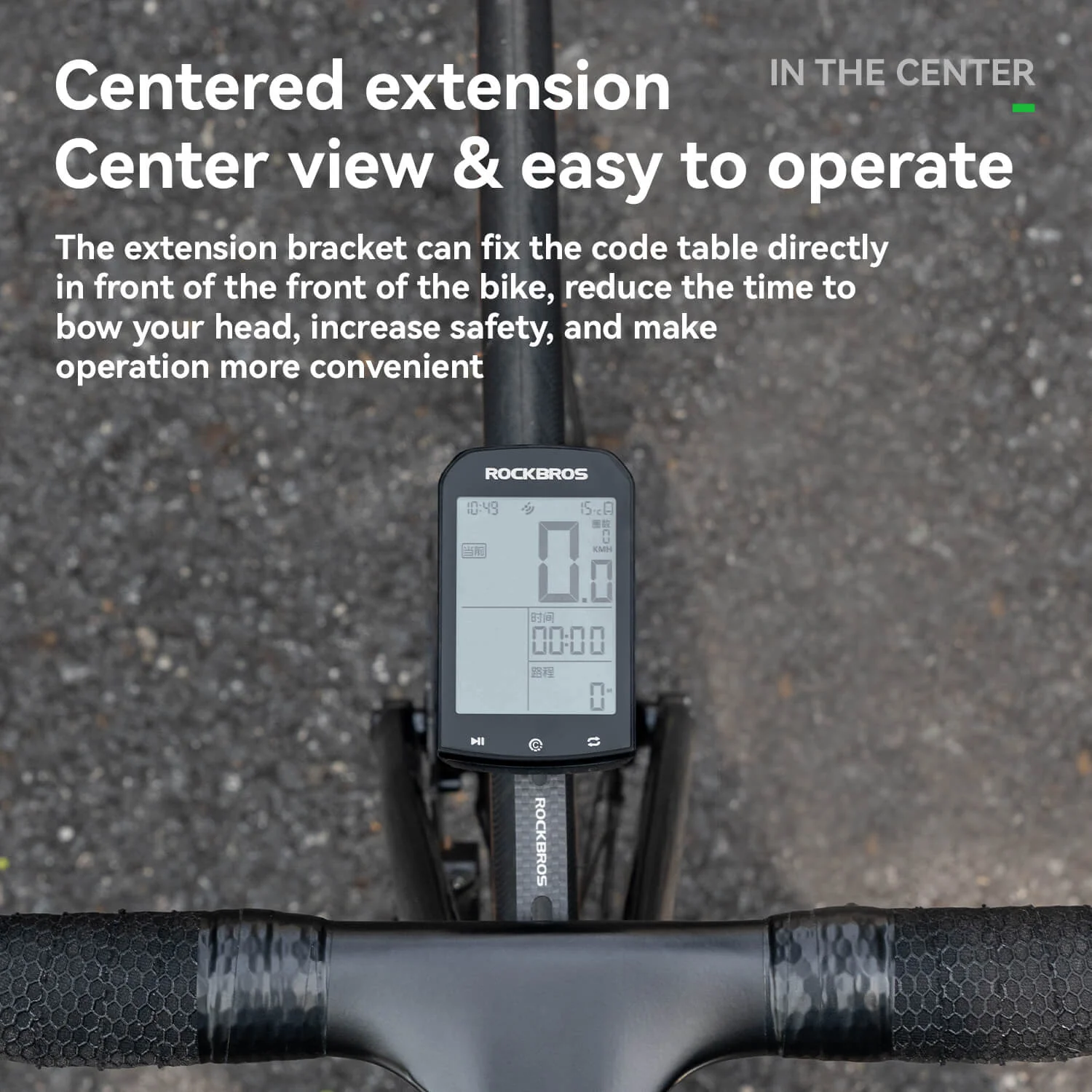 ROCKBROS Bicyle Computer Stand Handlebar Extension Bracket - Image 4