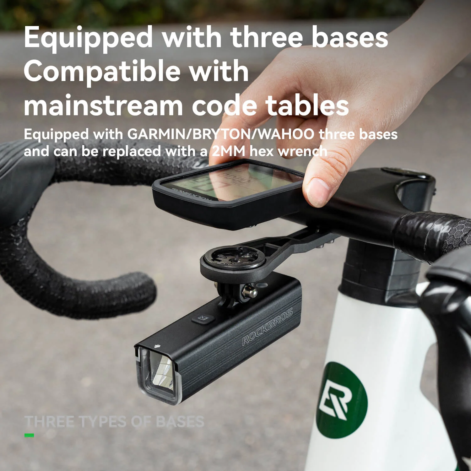 ROCKBROS Bicyle Computer Stand Handlebar Extension Bracket - Image 6