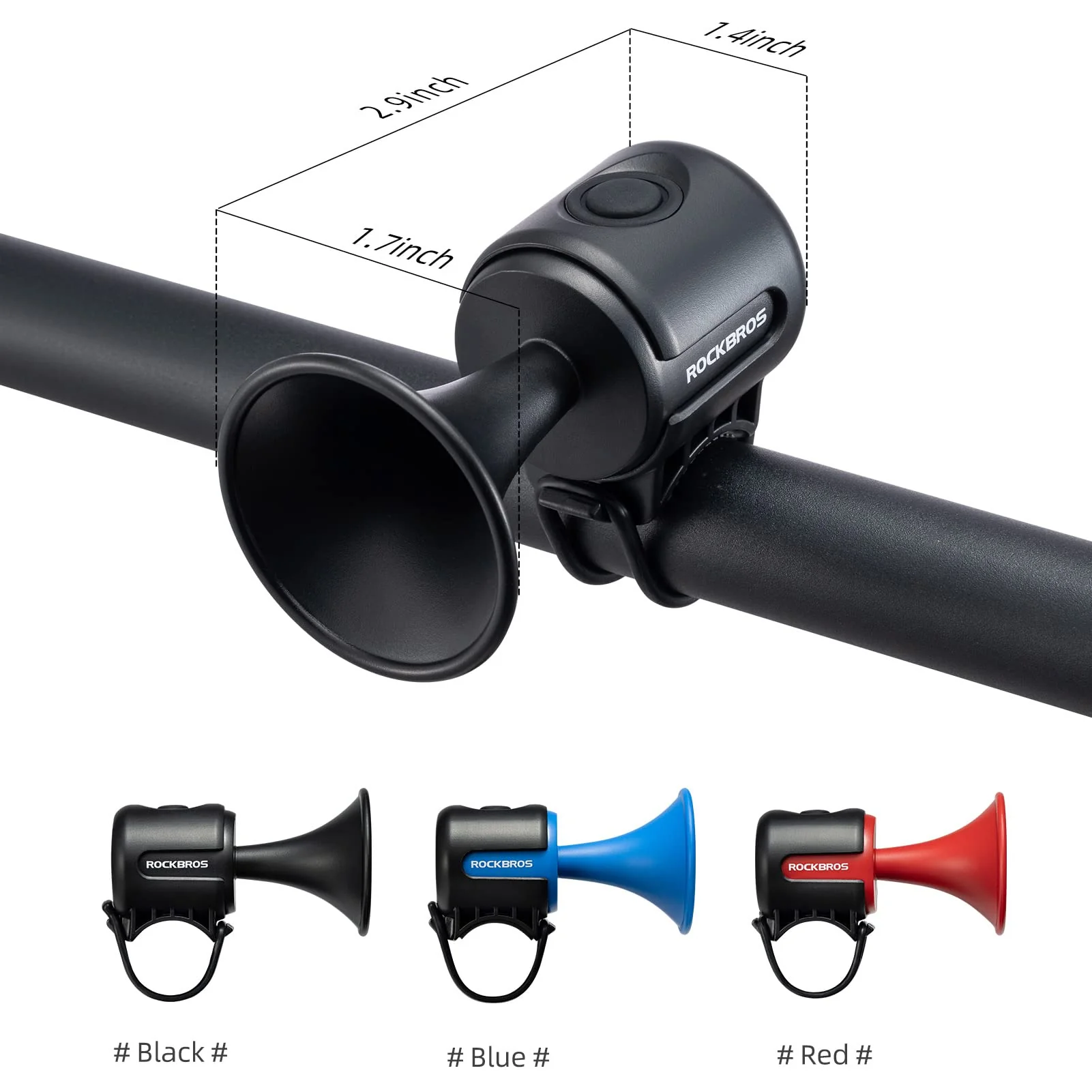 ROCKBROS Bike Bell Electric Bike Horn Waterproof 120dB - Image 6