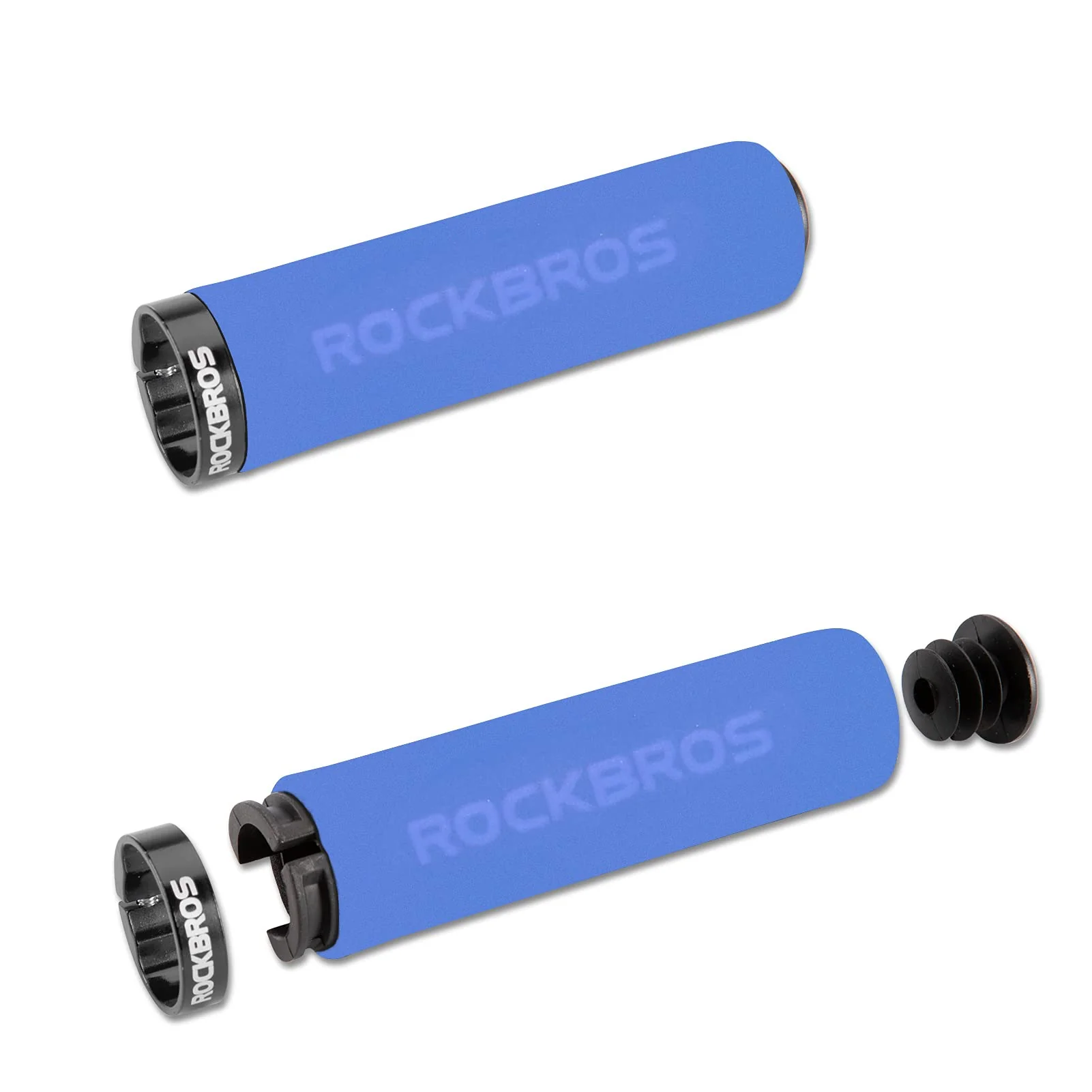 ROCKBROS Bike Grips Foam Single Lock on Bicycle Soft Comfortable Non-Slip Bike Handle Grips - Image 20