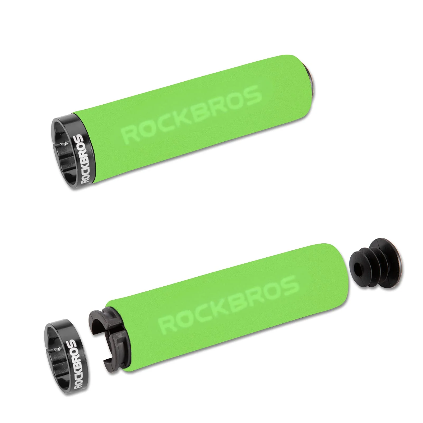 ROCKBROS Bike Grips Foam Single Lock on Bicycle Soft Comfortable Non-Slip Bike Handle Grips - Image 25