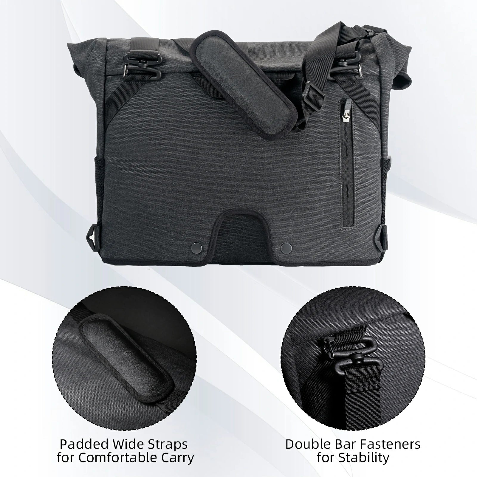ROCKBROS Bike Handlebar Folding Bike Bag Bike Accessories Bike Storage 8L-10L - Image 9