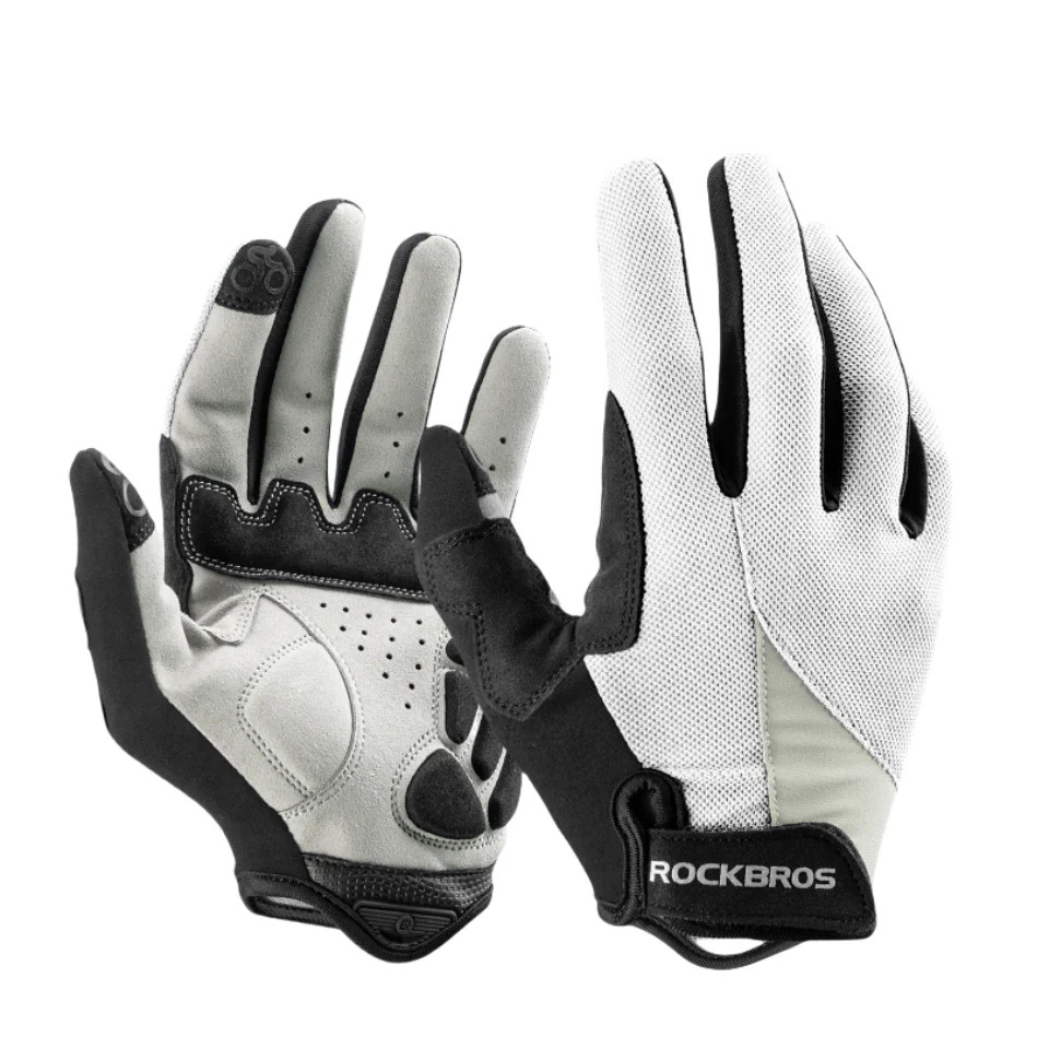 ROCKBROS Cycling Gloves for Men Women Breathable Gel Pad Road Mountain Bike Gloves - Image 4