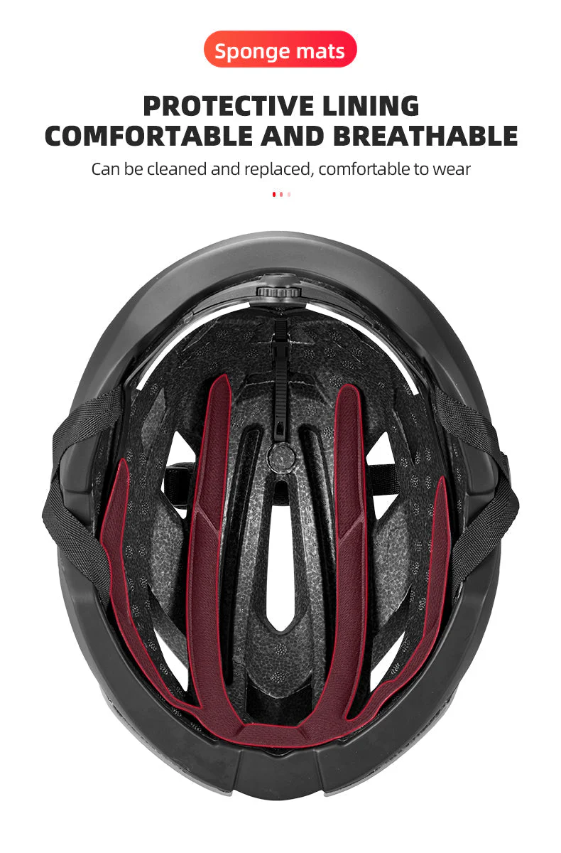 ROCKBROS Cycling Helmet Bicycle Bike Safety Protective Gear - Image 7