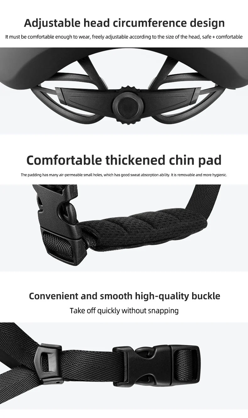 ROCKBROS Cycling Helmet Bicycle Bike Safety Protective Gear - Image 8