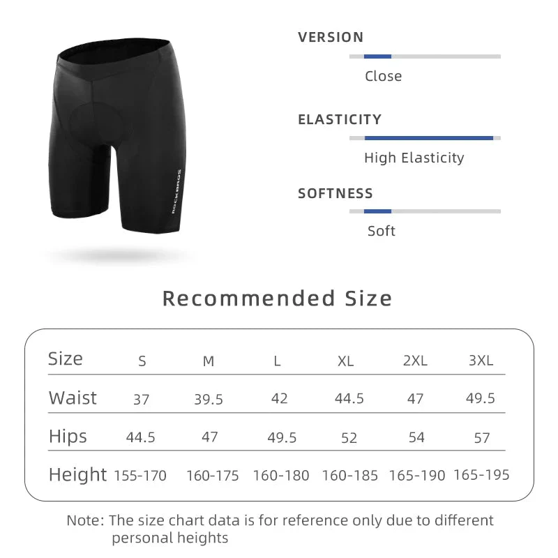 Cycling Jersey Shorts Set Bike MTB Compression Wicking Sport Pants Breathable Coolmax Pad Pants For Men Women - Image 9