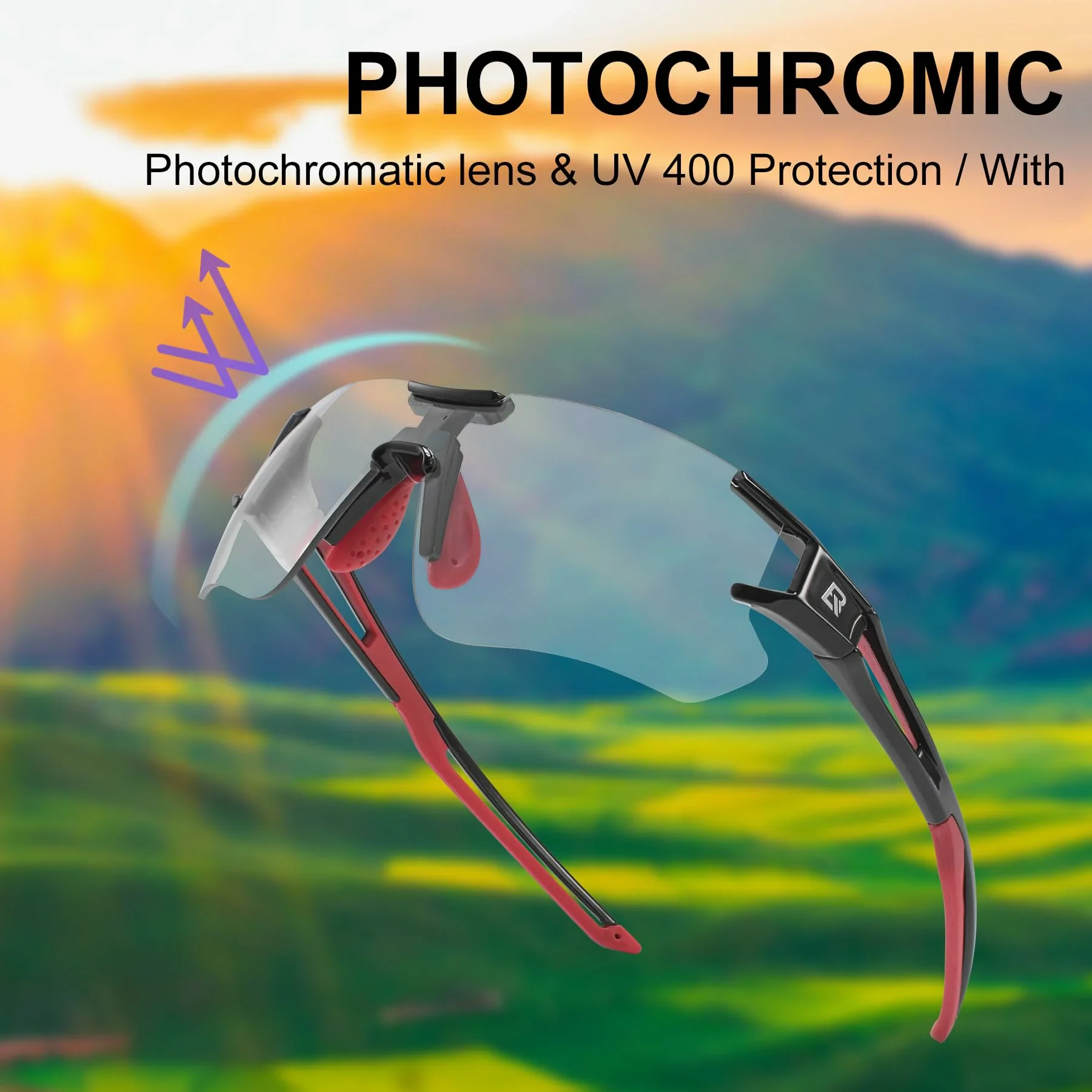 ROCKBROS Cycling Sunglasses Photochromic Bike Glasses for Men Women Sports Goggles UV Protection - Image 22