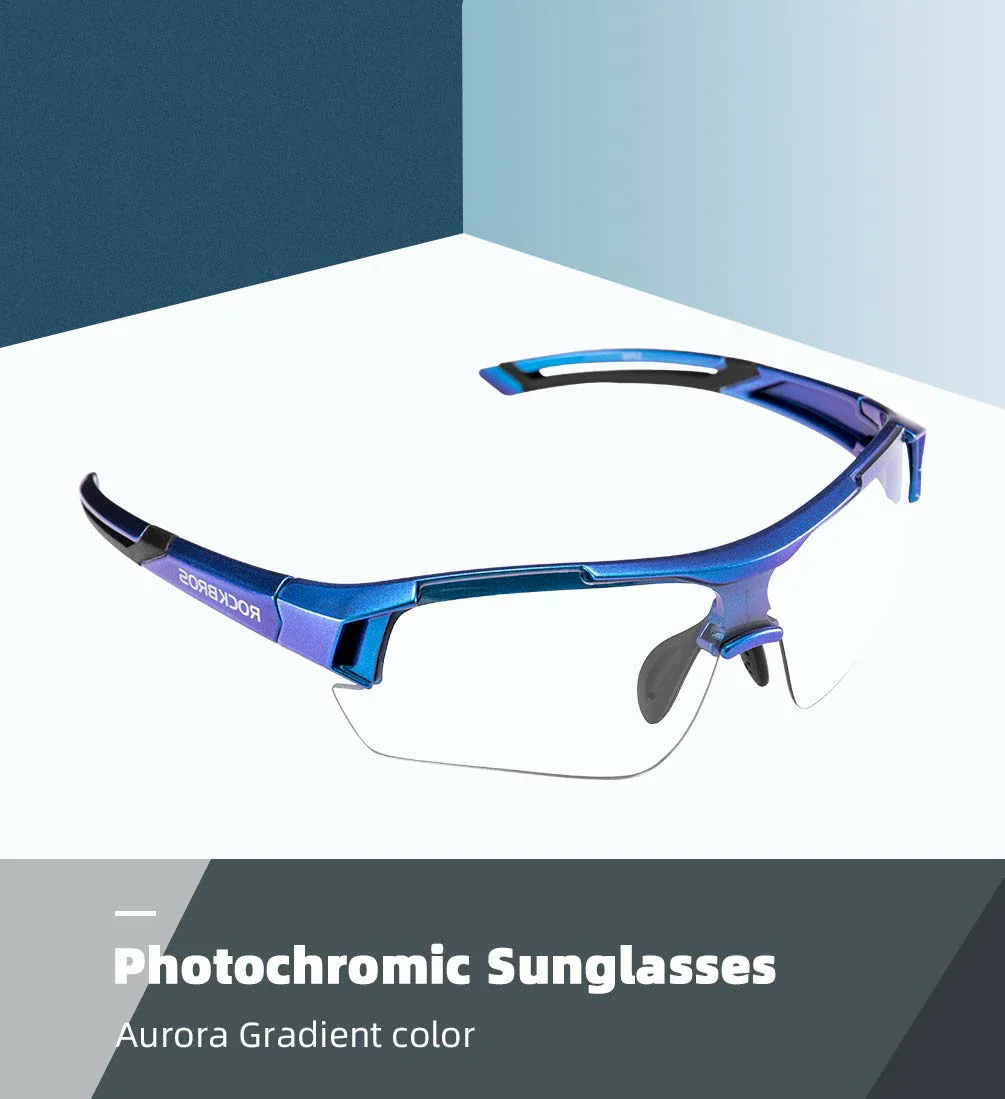 ROCKBROS Cycling Sunglasses Photochromic Bike Glasses for Men Women Sports Goggles UV Protection - Image 7