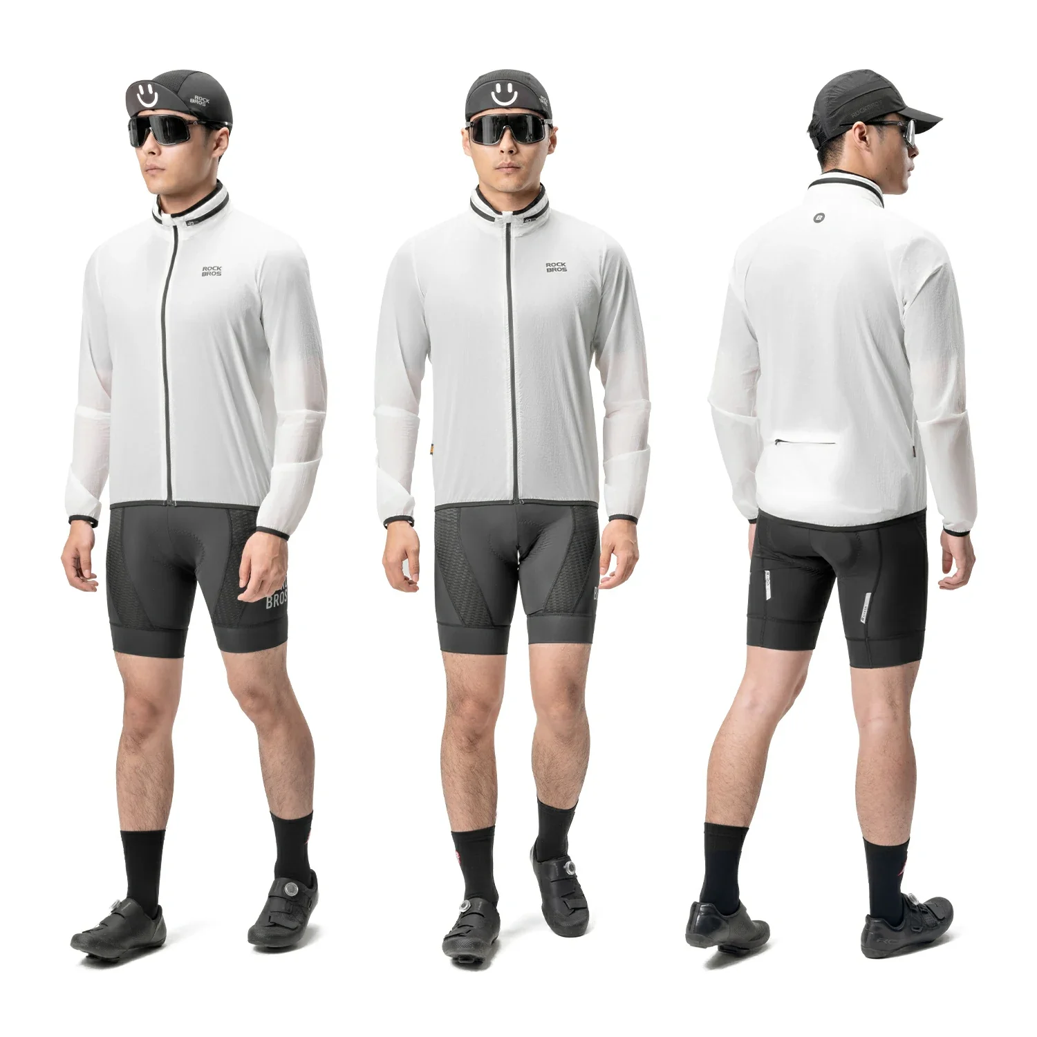 ROCKBROS Fluorescent Lightweight Cycling Phosphorescent Jacket Foldable - Image 3
