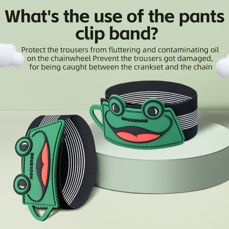 ROCKBROS Grunt Frog Pants Clip Band Adjustable Elastic Waterproof - Image 4