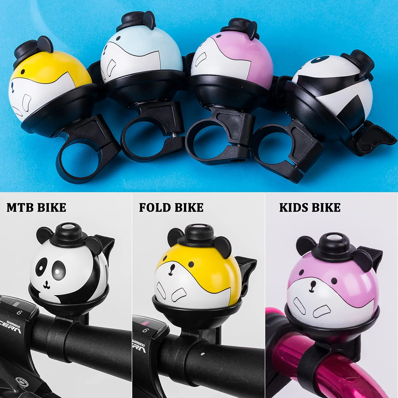 ROCKBROS Cute Monster Kids Bike Bell - Image 37