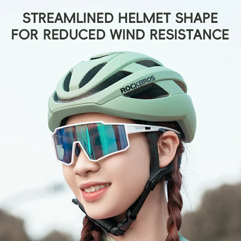 ROCKBROS LK-12 Flowing Light Cycling Bike Helmet - Image 14