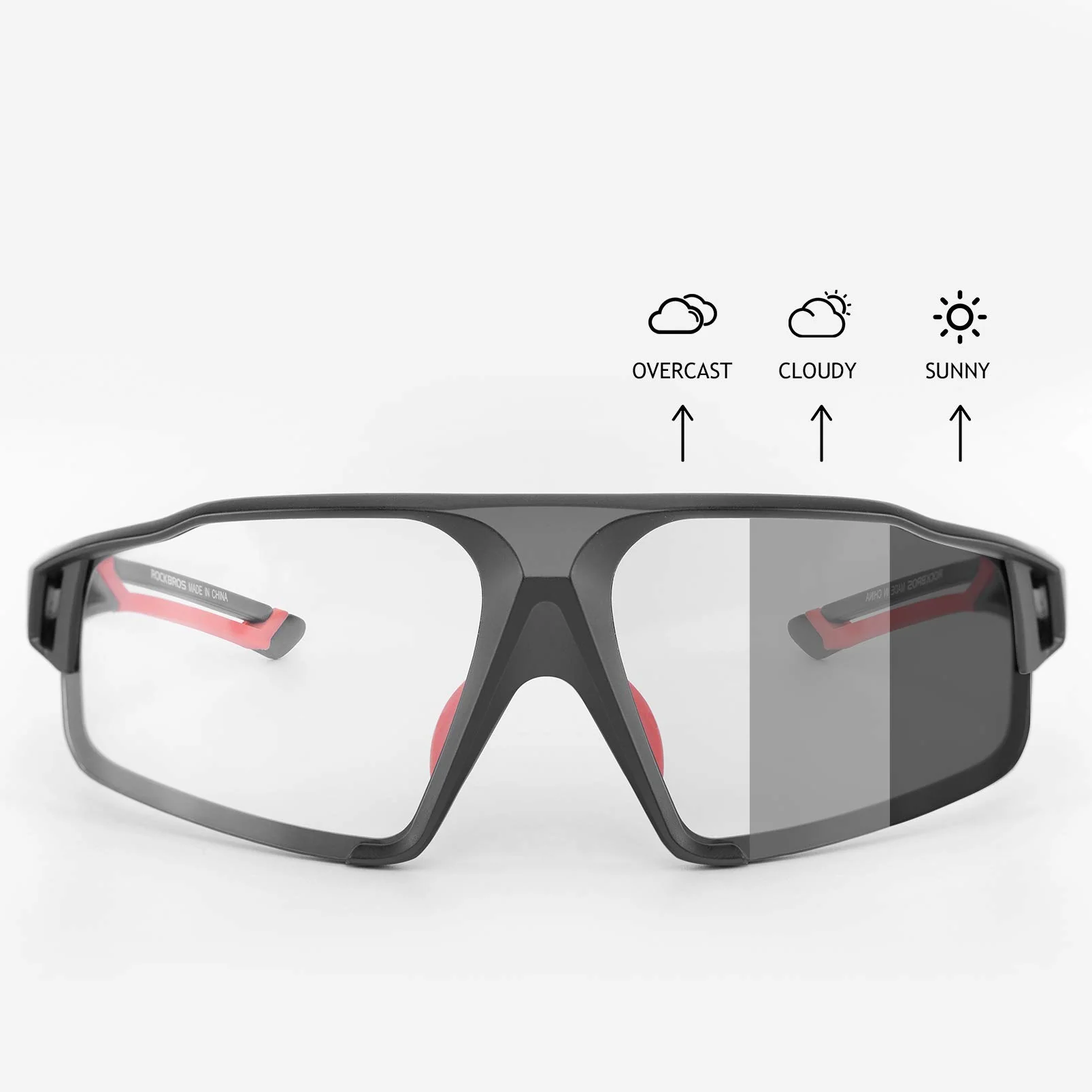 ROCKBROS Photochromic Cycling Glasses UV400 Lens - Image 10