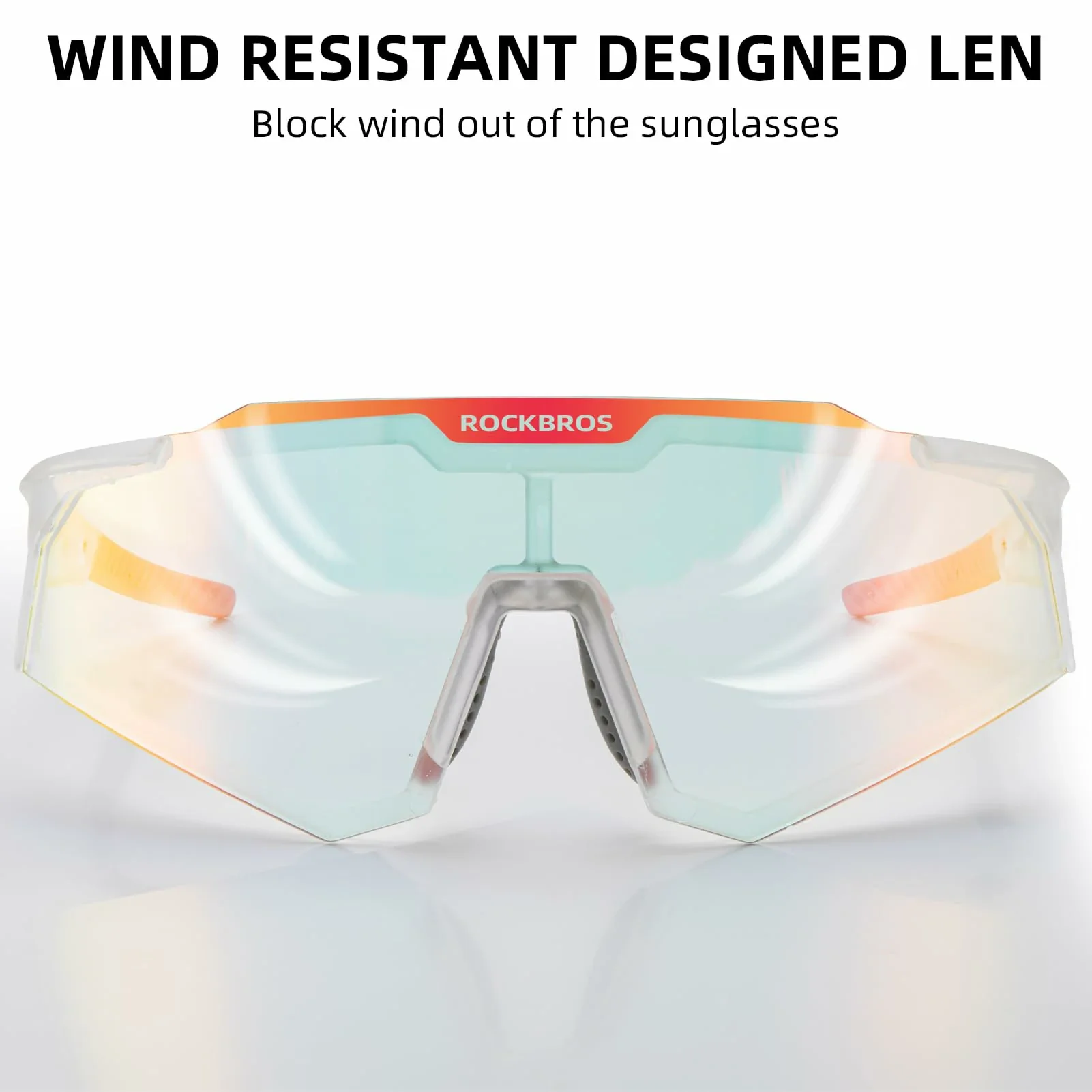 ROCKBROS Photochromic Sports Sunglasses UV Protection for Men Women Cycling - Image 4