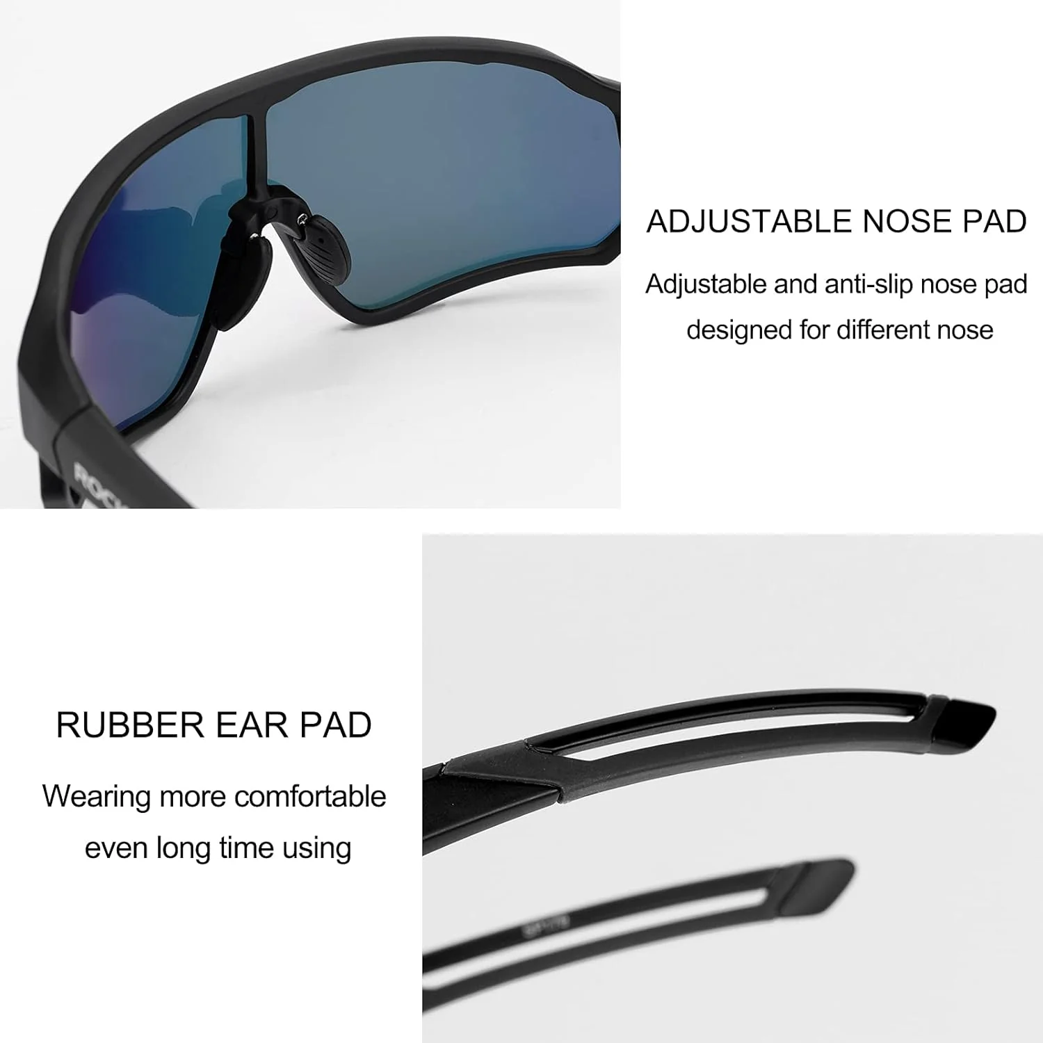 ROCKBROS Polarized Sunglasses UV Protection for Women Men Cycling - Image 17