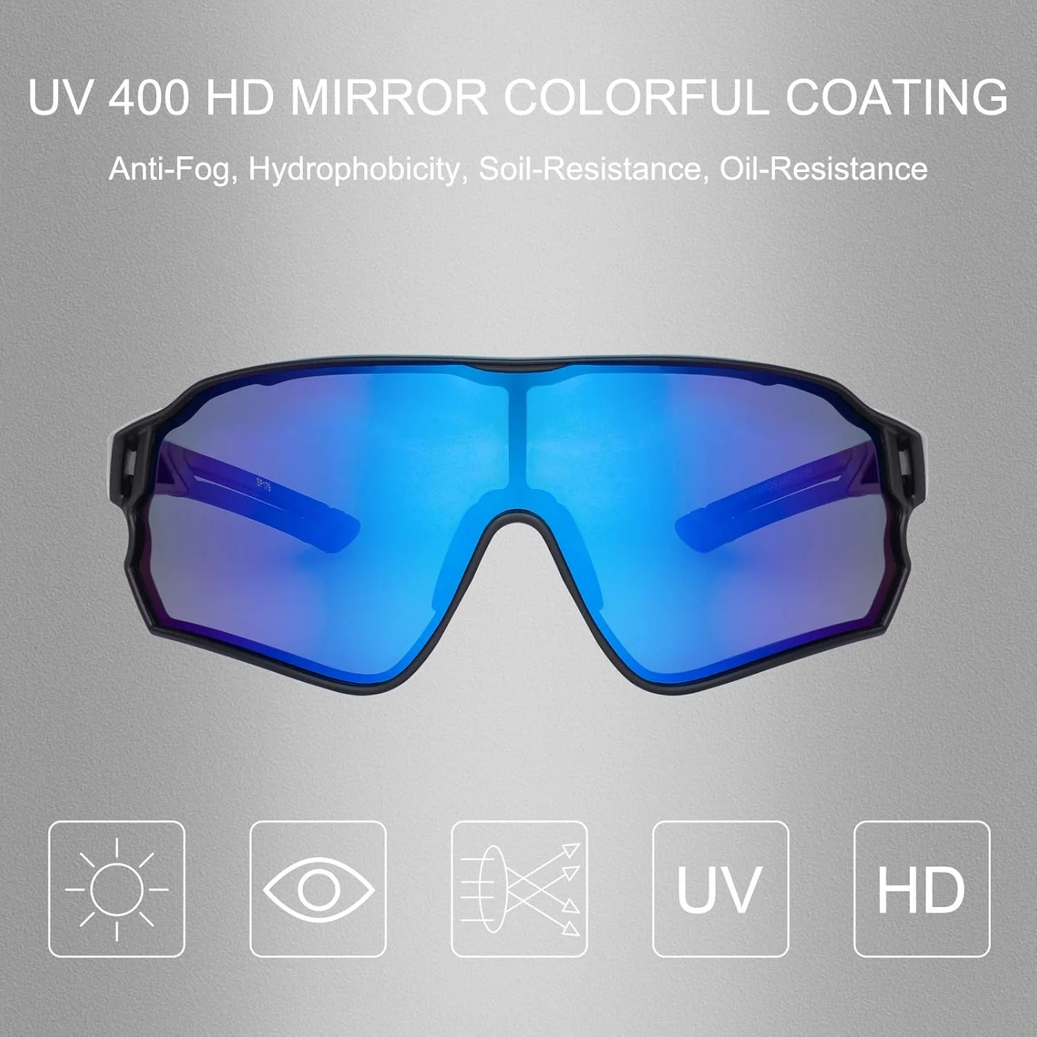 ROCKBROS Polarized Sunglasses UV Protection for Women Men Cycling - Image 19