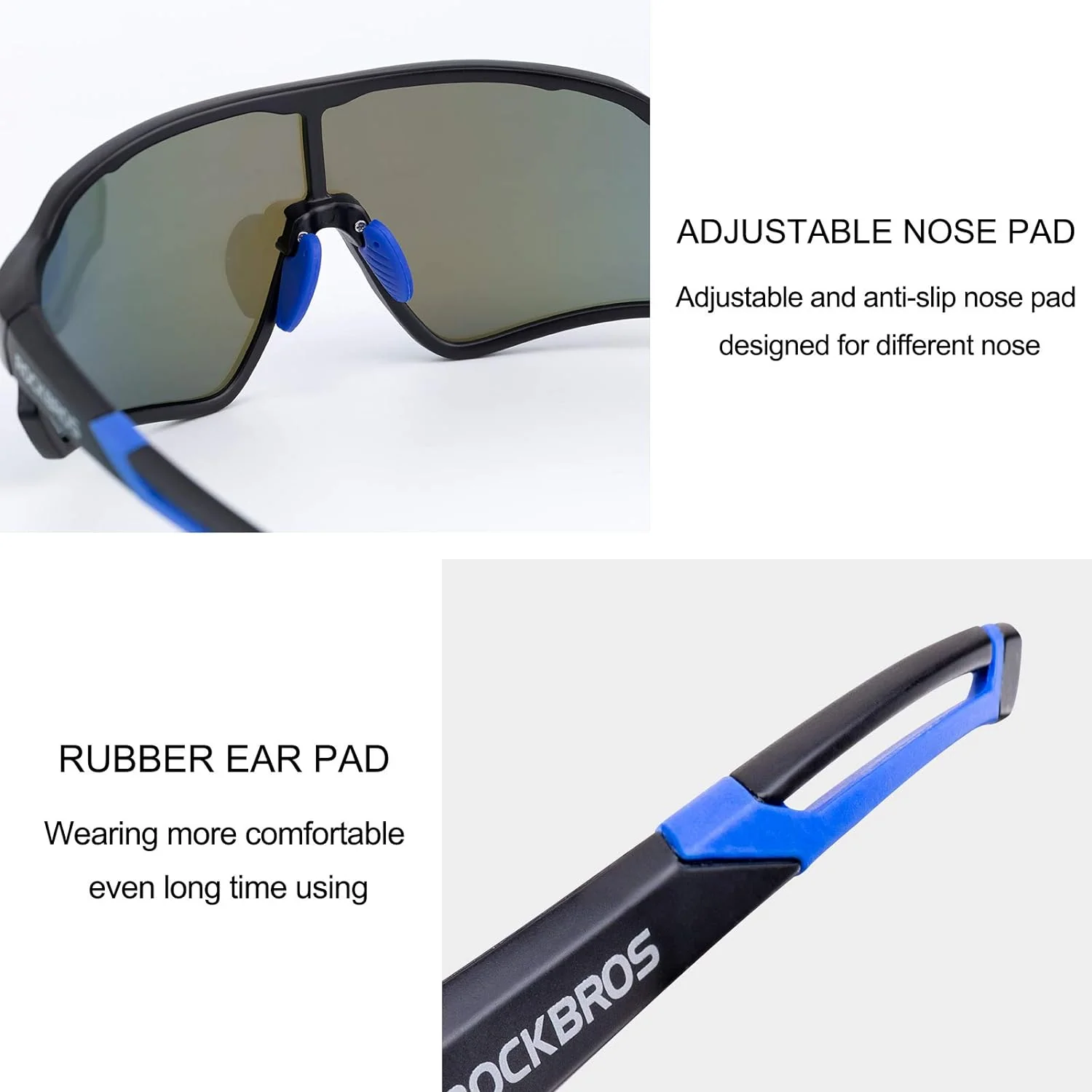 ROCKBROS Polarized Sunglasses UV Protection for Women Men Cycling - Image 22