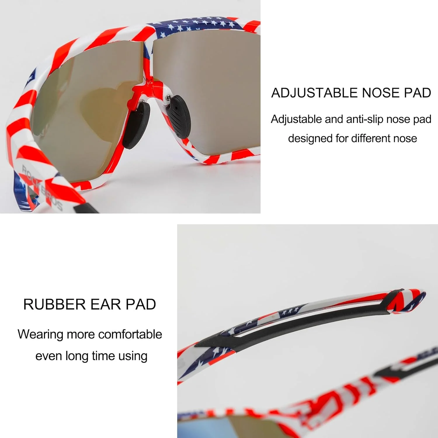 ROCKBROS Polarized Sunglasses UV Protection for Women Men Cycling - Image 67