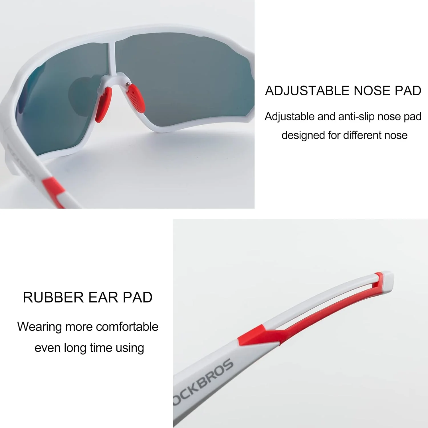 ROCKBROS Polarized Sunglasses UV Protection for Women Men Cycling - Image 83