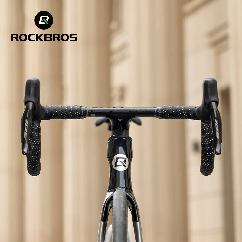 ROCKBROS Silicone PU Bicycle Handlebar Tape Soft Breathable Road Bike Tape Shock-absorption Anti-Slip Gravel Bicycle Handlebar Wrap Drop Bar Belt - Image 10