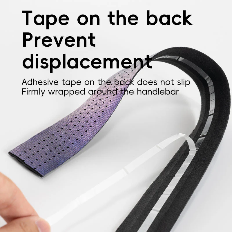 ROCKBROS Silicone PU Bicycle Handlebar Tape Soft Breathable Road Bike Tape Shock-absorption Anti-Slip Gravel Bicycle Handlebar Wrap Drop Bar Belt - Image 6