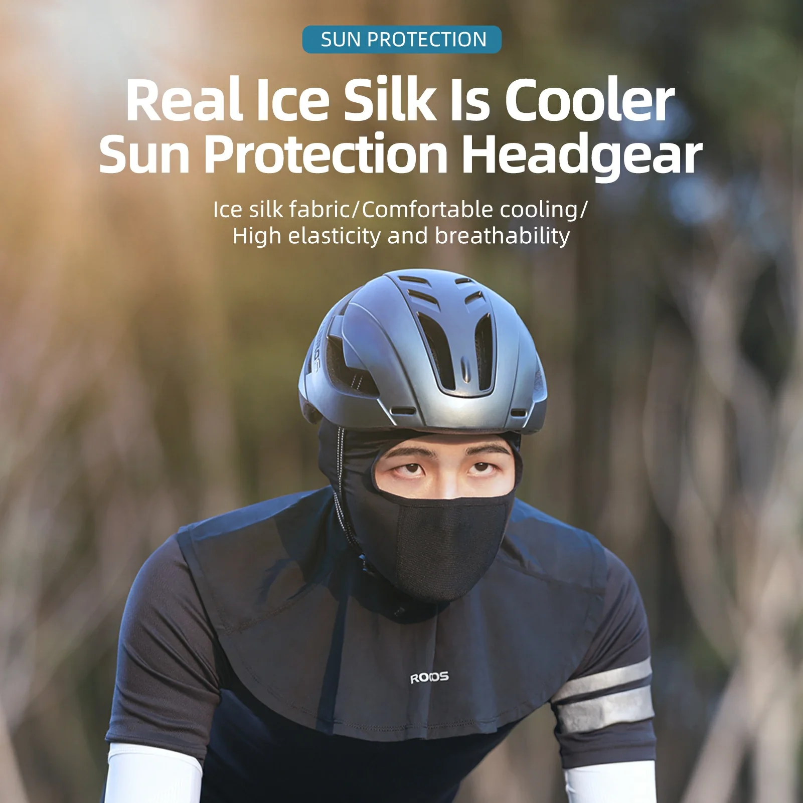 ROCKBROS Summer Balaclava Ice Silk Cooling Balaclava - Image 4