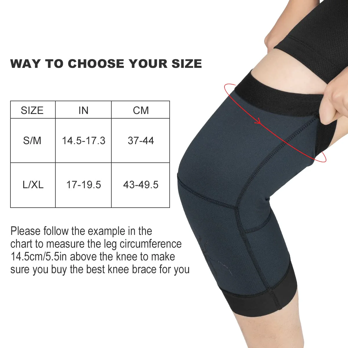 ROCKBROS Thermal Knee Warmer Men Anti-Slip Knee Brace Sleeves for Winter Cycling Basketball - Image 14