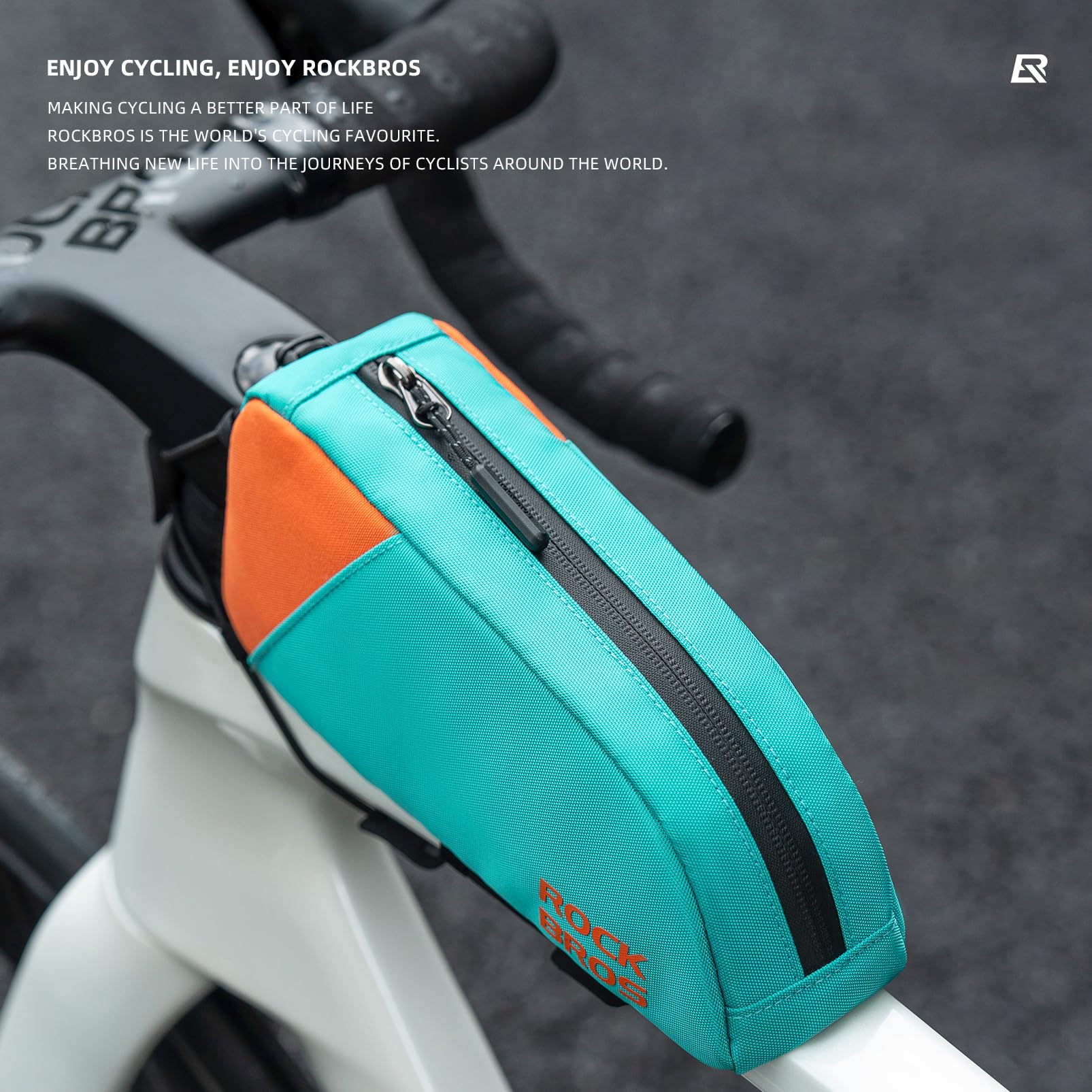ROCKBROS Urban Rider Series Top Tube Pouch Pack Cycling Accessories Bike Frame Bag - Image 6
