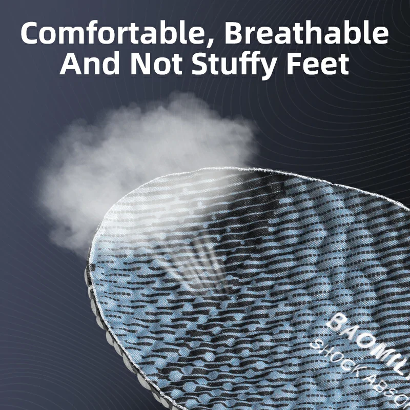 Sports Shock-Absorbing Insoles 3 Pairs - Image 3