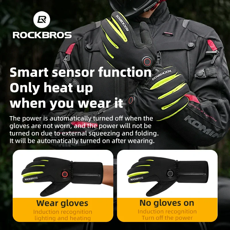 Winter Induction Heated Gloves Warm Windproof - Image 5